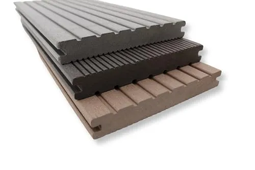 Gartenwelt Riegelsberger Musterbox WPC Terrassendielen (3 Handmuster: Anthrazit, Braun und Grau)