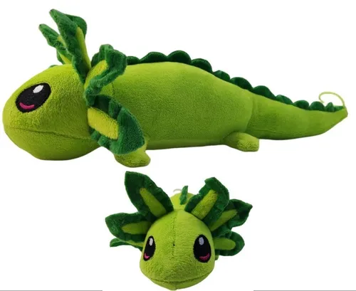 soma Kuscheltier Axolotl Kuscheltier Echse Molch Figur Plüsch XL 68 cm Püsch grün (1-St), Axolotl Plüschtier Molch Kuscheltier Figur Plüschtier Wassertier