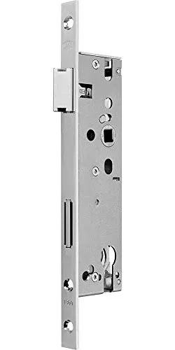 BKS Rohrrahmentüren-Einsteckschloss mit Wechsel PZ, 25/92/8 - Einsteckschloss für Rohrrahmentüren, robuster nickelsilber Finish, ideal für erhöhte Sicherheit und Langlebigkeit.