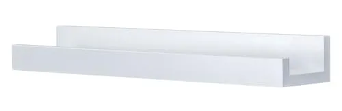 Levandeo® Bilderleiste 40cm Weiß MDF Holz