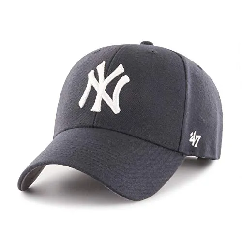 New York Yankees Navy MLB Most Value P. Cap 47 - One-Size 47 - Hüte, Kappen & Mützen für Baseball-Fans, stylische und bequeme Baseballkappe mit ikonischem Yankees-Design, perfekt für jeden Fan.