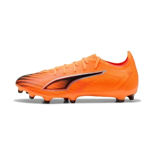Puma Ultra 6 Match FG/AG Fußballschuhe Orange EU 41 - Fußballschuhe mit PUMAs SPEEDSYSTEM für maximale Beschleunigung und GripControl für perfekte Ballkontrolle. Ideal für festen Boden und Kunstrasen.