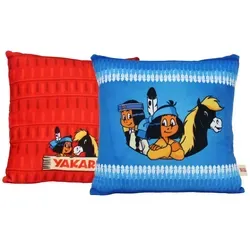 Yakari Wendekissen quadratisch in blau von Nordmade