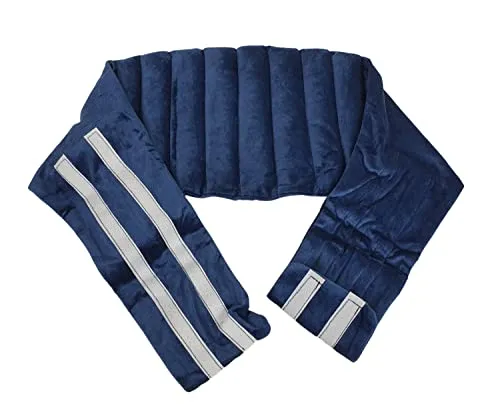 Körnerkissen 130cm lang für den Rücken mit Weizenkörnern und Lavendel