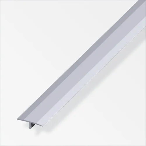 alfer Fugenabdeckprofil 1 m, 6 x 14 mm Aluminium roh blank Übergangsprofil