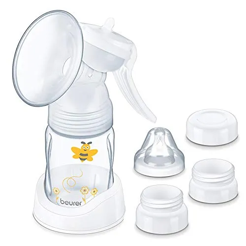Beurer BY 15 manuelle Milchpumpe für gelegentliches Abpumpen; zur Erleichterung des Familienalltags während der Stillzeit