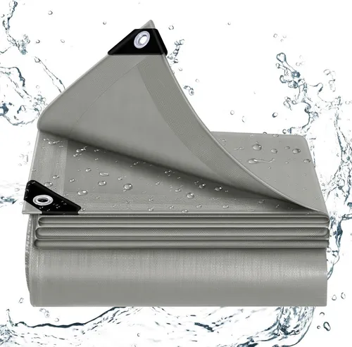 Woltu wasserdichte Schutzplane mit Ösen 140 g/m² PE