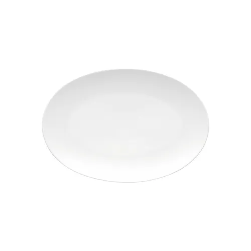 Rosenthal Servierplatte TAC Gropius Weiss 25 cm - Hochwertige Porzellan Servierplatte, spülmaschinenfest und mikrowellengeeignet – ideal für stilvolle Anlässe und vielseitig kombinierbar mit anderen TAC Designs.