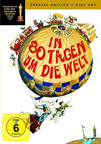 In 80 Tagen um die Welt - Classic Collection [Special Edition] [2 DVDs] - Abenteuerfilm für die ganze Familie, freigegeben ab 6 Jahren - Erleben Sie die klassische Geschichte in einer besonderen Edition!