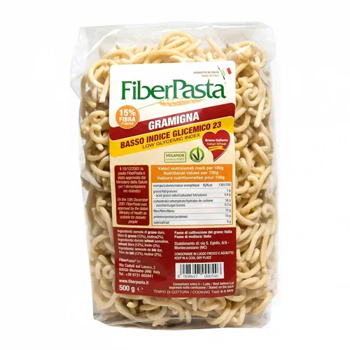 GRAMIGNA BASSO INDICE GLICEMICO FIBERPASTA® 500g
