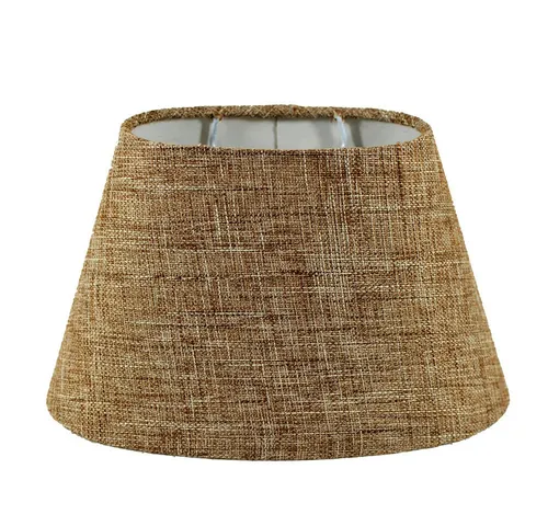 Dirk Davids Lampenschirm Oval Dunkel Beige für Tischleuchte - Hochwertiger Lampenschirm aus Leinen in elegantem Dunkel Beige, ideal für stilvolle Tischleuchten. Verleihen Sie Ihrem Raum eine gemütliche Atmosphäre.