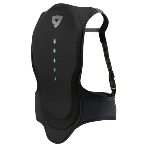 Revit Slingshot Rückenprotektor M, schwarz - Protektoren mit 3D air Mesh für optimale Belüftung, verstellbare Taillengurte für individuellen Sitz und Sicherheit beim Motorradfahren.