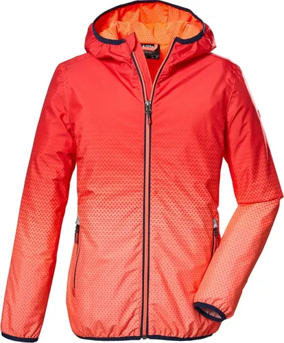 Killtec Funktionsjacke für Kinder in Rot, Größe 176 - Wasserdichte Funktionsjacke für Kinder, 10.000 mm Wassersäule, atmungsaktiv und winddicht - ideal für aktive Tage im Freien.