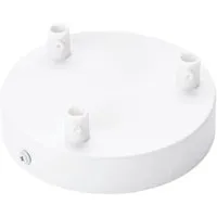 Orion Lightstyle Deckenbaldachin 3 Auslässe Weiß Ø 120 mm