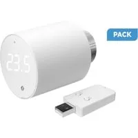 SHELLY Heizkörper-Thermostat BluTRV - 2 Stück, Bluetooth-gesteuert und WLAN-fähig für präzise Klimasteuerung und effizientes Heizen