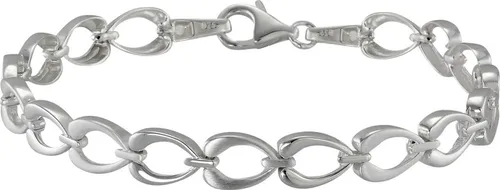 SilberDream Silberarmband SDA4901JX - Elegantes Damenarmband aus 925 Sterling Silber, 19cm lang, mit stilvollem Blütenblatt-Motiv. Ideal für jeden Anlass und perfekt kombinierbar mit der passenden Halskette.