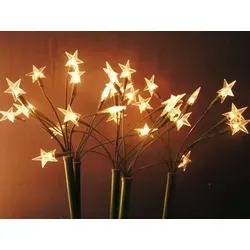 LED-Sternenstäbe Sternenleuchtstäbe warmweiß 5/30er 9m (4+5) außen 05214