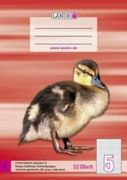 LANDRÉ 100059749 Klassenarbeitsheft, DIN A4, liniert