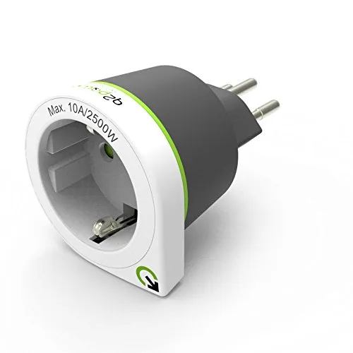 q2power Reiseadapter Reisestecker Netzstecker für Reisende aus Europa nach CH und 5 weiteren Ländern