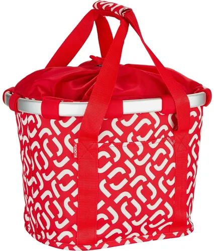Klickfix Reisenthel Fahrrad Lenker-Korb - Bikebasket signature red 0303SIR - Fahrradtaschen für Unisex Erwachsene, faltbarer Fahrradkorb in stylischem signature red, ideal für den urbanen Alltag.