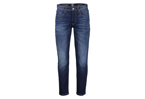 LERROS 5-Pocket-Jeans Relaxed-Fit Baxter - Bequemer Denim in Dunkelblau - Jeans in Relaxed-Fit, aus 99% Baumwolle für hohen Tragekomfort, ideal für lässige Looks und entspannte Tage.