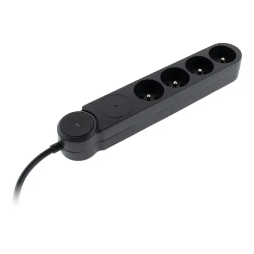 Überspannungsableiter, 4 x 16 A + Schalter – Schwarz Zenitech