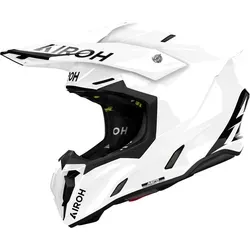 Airoh Twist 3 Solid Motocross Helm, Weiss, Größe S in weiß von AIROH
