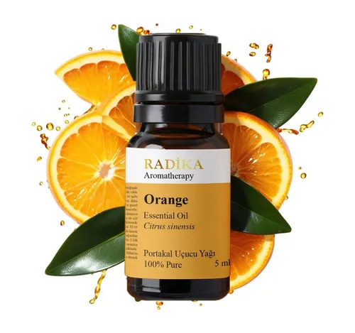 Radika Aromatherapy Duftöl Orangenöl, ätherisches Öl, 100% Rein, BIO, natürlich, 10 ml