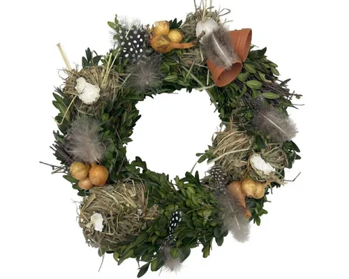 Small-Preis Tischkranz gebundener Kranz aus Naturmaterial Ø 25cm