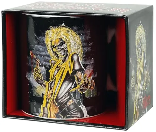 Iron Maiden Killers None Tasse weiß Keramik 0,3 l Band-Merch, Bands, Geschenke