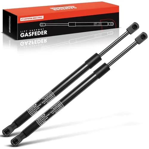 Frankberg 2x Gasfeder Dämpfer Heckklappe ca. 589mm 540N Replace #5F9827550B | Kompatibel mit Seat Leon ST 5F8 1.0L 1.2L 1.4L 1.5L 1.6L 1.8L 2.0L, Skoda Kodiaq NS6 NS7 NV7 1.5L; Hub [mm]: ca. 170
