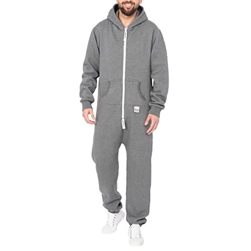 Basisstoff Sheeesh Herren Jumpsuit Dunkelgrau Gr. XXL in grau von Basisstoff