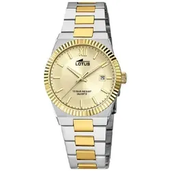 Lotus Freedom Collection 18839/2 Damenarmbanduhr - Elegante Damenarmbanduhr aus Edelstahl mit gold/silbernem Design, wasserdicht bis 10 bar und klassischem Quarzwerk für zuverlässige Zeitmessung.