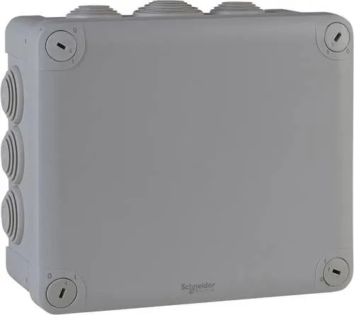 Schneider Electric ENN05010 Mureva BOX - Abzweigdose mit 10 Tüllen DM 25+2xDM 32, robust und einfach zu installieren