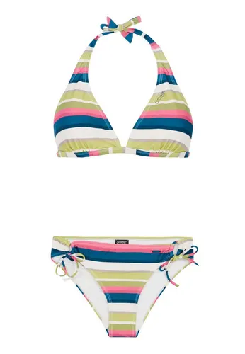 Protest Damen Neckholder-Bikini PRTKami XXL 44D - Nachhaltiger Damenbikini aus recyceltem Material mit abnehmbaren Cups für individuellen Tragekomfort. Ideal für den Strand oder Pool, bietet er schnelle Trocknung und eine perfekte Passform.