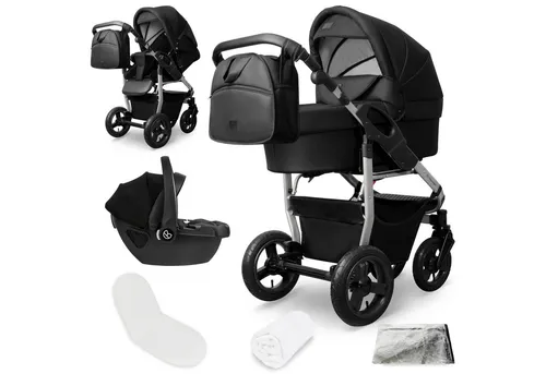 Kinderwagen Schwarz von Bergsteiger