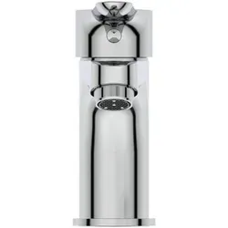 Ideal Standard BC486AA Alpha Waschtischarmatur, Chrom - Hochwertige Badezimmerarmatur - Touch-On-Wasserhähne für Badezimmerwaschbecken mit integriertem Heißwassertemperaturbegrenzer für Sicherheit und Komfort. Langlebig dank High-Performance Keramik-Kartusche und wassersparender ECO-Funktion.