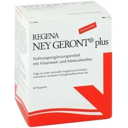 Regena Ney Geront plus Kapseln 30.5 g - Vitalität für Senioren - Arzneimittel zur Unterstützung der Gesundheit im Alter mit hochwertigen Inhaltsstoffen für mehr Lebensqualität.