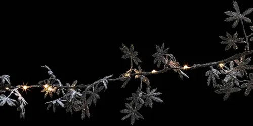 Lichterkette für Innenbereich, Pflanzenmotiv, 25 LED in gold von Fééric Lights and Christmas