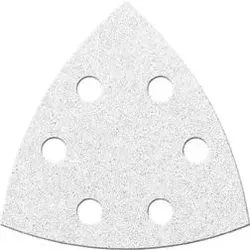 Klettschleifbl.3eck 6 St. 94mm K 80,weiss 6L.FORTIS