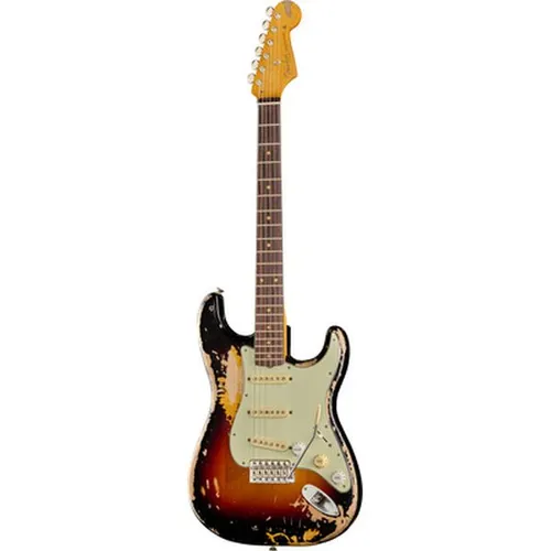 Fender Mike McCready Strat 3TSB - Signature E-Gitarre - Gitarren; Mike McCready Signature; mit Custom '60s Single-Coil Tonabnehmern und Deluxe Hartschalenkoffer für besten Klang und Schutz.