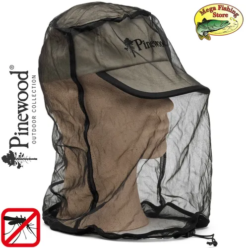 Pinewood 9378 Mosquito & Mücken Schutz Kopfnetz - Kopf Überzug Netz - Mückennetz