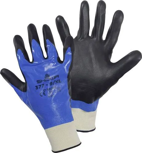 Showa 4703 XL 377 Gr.XL Polyester, Nylon, Nitril Montagehandschuh Größe (Handschuhe): 9, XL EN 388 CAT II 1 Paar