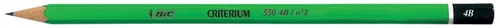 BIC Bleistift Criterium 550, Härtegrad: 4B, sechseckig von BIC