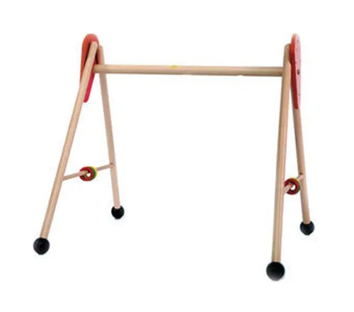 Babyspielzeug Spielgerät aus Holz, 620x570x545mm, unisex - Ideal für Kinder ab 3 Monaten: Fördert die Motorik und sorgt für Spaß im Wohnzimmer, Kinderzimmer oder Kindergarten. Robustes Holzspielgerät in natürlichem Design.