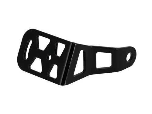 Kennzeichenhalter seitlich, aus Edelstahl, Schwarz von AKF