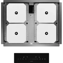 Unsichtbares Induktionskochfeld 60cm Cecotec Bolero Squad I 4300 Invisible FullFlex. 7200W, Bedienfeld mit Slider Control, Zonen FullFle