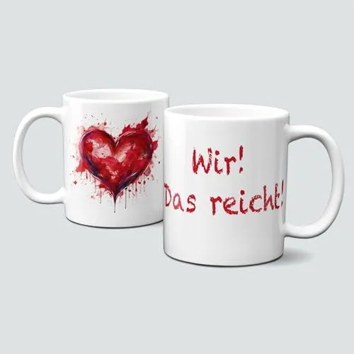 online-hut - Tasse - Kaffeebecher - Valentinstag - Liebe - Love - Herz - Heart - Sprüchetasse - Geschenkidee - LT-929
