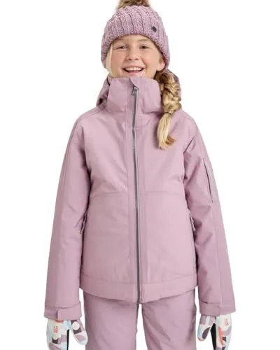 ROXY Meade 10K Snowboardjacke für Mädchen, Gr. 10 (140-148cm) - Funktionelle Wintersport-Bekleidung mit 10K Wasserbeständigkeit und warmer Isolierung aus recycelten Materialien für höchsten Komfort an kalten Tagen.