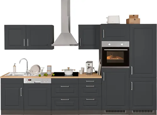 KOCHSTATION Küchenzeile KS-Stockholm 340 cm